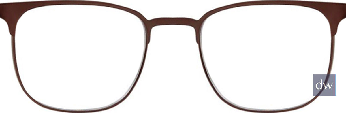 C02 Mt Brown Tlg NU029 Titanium Eyeglasses.