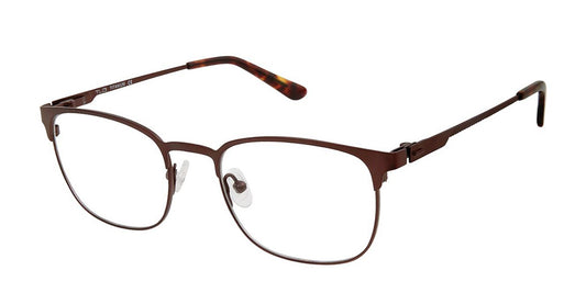 C02 Mt Brown Tlg NU029 Titanium Eyeglasses.