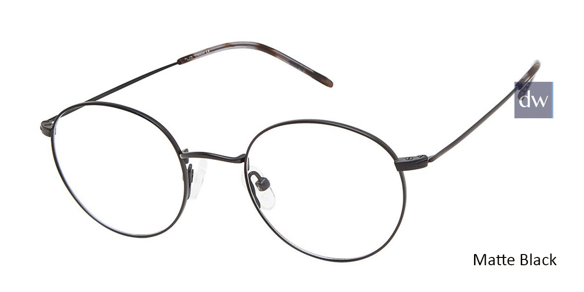 C01 Matte Black Tlg NU037 Titanium Eyeglasses - Teenager