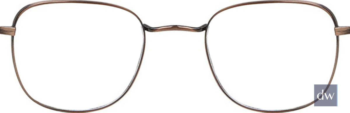 C03 Antique Brown NU039 Titanium Eyeglasses - Teenager.