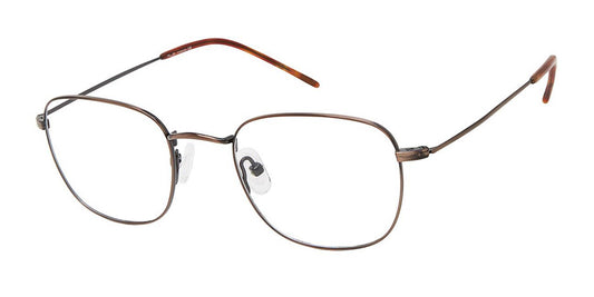 C03 Antique Brown NU039 Titanium Eyeglasses - Teenager.