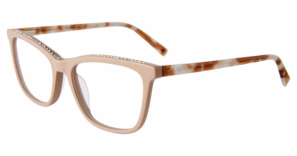 Jones New York VJON794 Cat Eye Eyeglasses in Nude — women's full acetate frame
