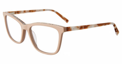 Jones New York VJON794 Cat Eye Eyeglasses in Nude — women's full acetate frame
