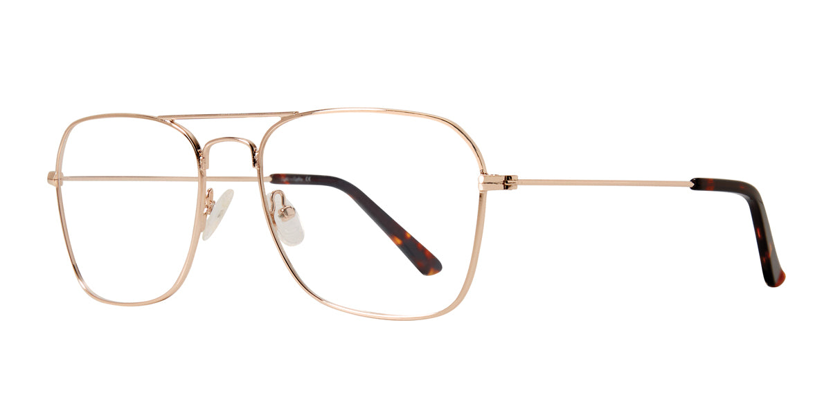 Gold Eight To Eighty Navigator Eyeglasses.