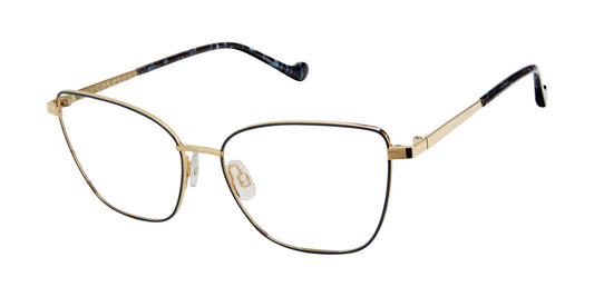 Navy Gold  Mini 742012 Eyeglasses.