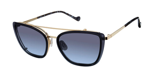 Navy Gradient/Gold Mini 747009 Sunglasses.