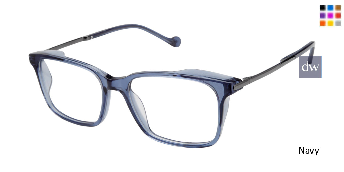 Navy Mini 741000 Eyeglasses.