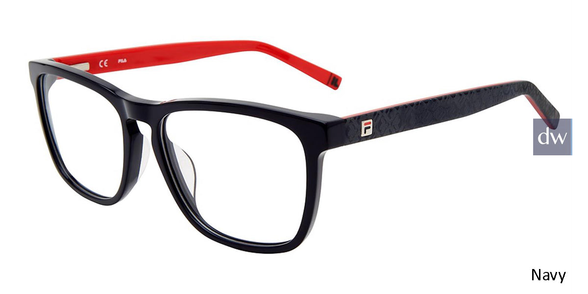 Navy Fila VFI091 Eyeglasses