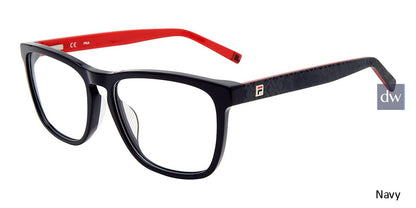 Navy Fila VFI091 Eyeglasses