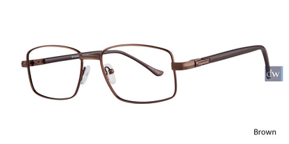 Brown Affordable Designs Noah Eyeglasses.