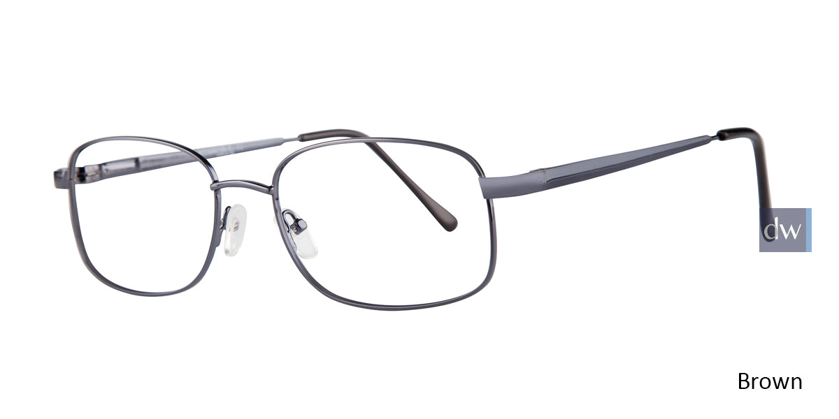 Gunmetal Affordable Designs Nolan Eyeglasses.