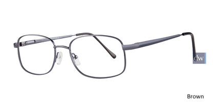 Gunmetal Affordable Designs Nolan Eyeglasses.