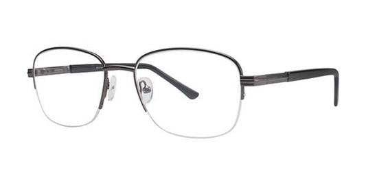 Gunmetal Elan Norm Eyeglasses.