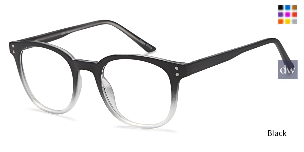 Black Capri Millennial OMG Eyeglasses - Teenager.