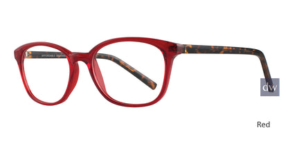 Red Affordable Designs Olivia Eyeglasses.