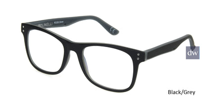 Black/Grey Polinelli P303 Eyeglasses