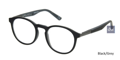 Black/Grey Polinelli P304 Eyeglasses - Teenager