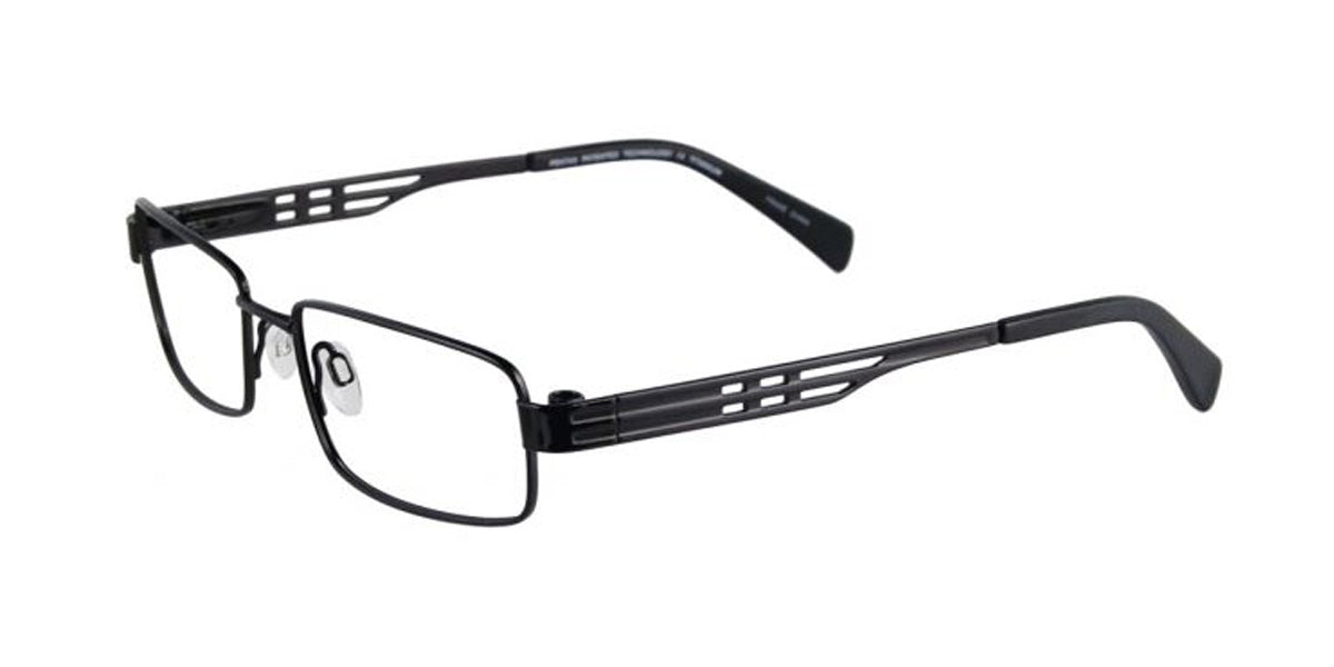 Satin Black Pentax P9991 Eyeglasses