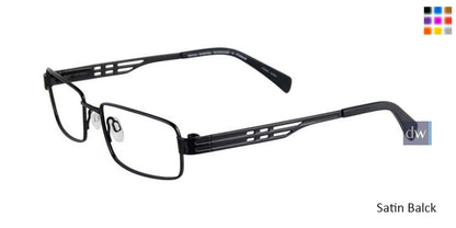 Satin Black Pentax P9991 Eyeglasses