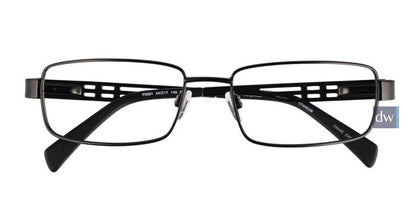 Satin Black Pentax P9991 Eyeglasses