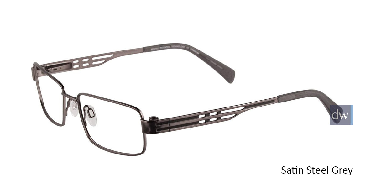 Satin Steel Grey Pentax P9991 Eyeglasses
