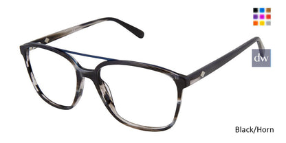 Black/Horn Sperry PIERVIEW Eyeglasses.
