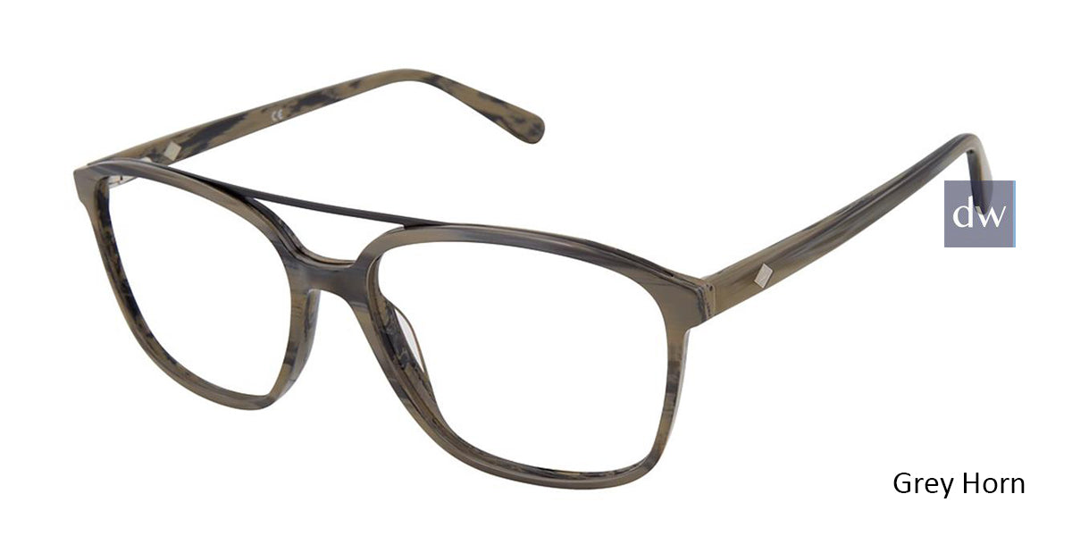 Grey Horn Sperry PIERVIEW Eyeglasses.