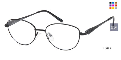 Black CAPRI Peachtree PT101 Eyeglasses