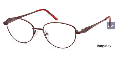 Burgundy CAPRI Peachtree PT101 Eyeglasses