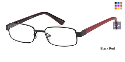 Black Red Capri Peachtree PT99 Eyeglasses