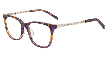 Jones New York VJON807 women's cat-eye plastic eyeglasses in Purple Texture.