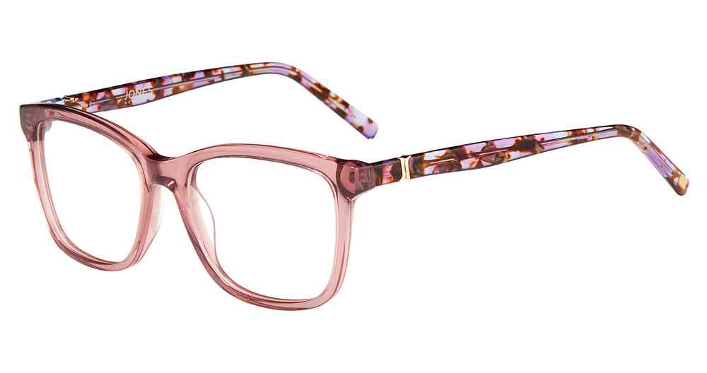 Jones New York VJON787 Square Eyeglasses in Purple — women's full acetate frame
