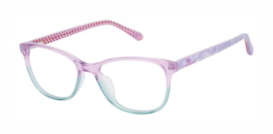Purple colorway:
Lulu Guinness LK064 Cat Eye Eyeglasses in Purple — women's full acetate frame
