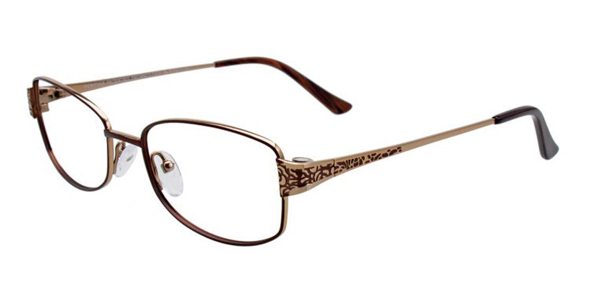 Dark Brown/Gold Pentax PX906 Eyeglasses