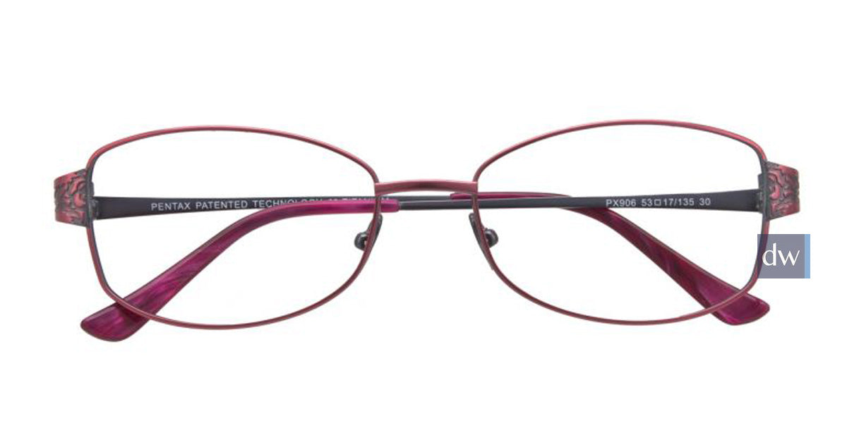 Satin Pink/Light Blue Pentax PX906 Eyeglasses