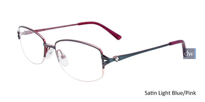 Satin Light Blue/Pink Pentax PX907 Eyeglasses