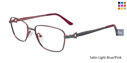 Satin Light Blue/Pink Pentax PX908 Eyeglasses