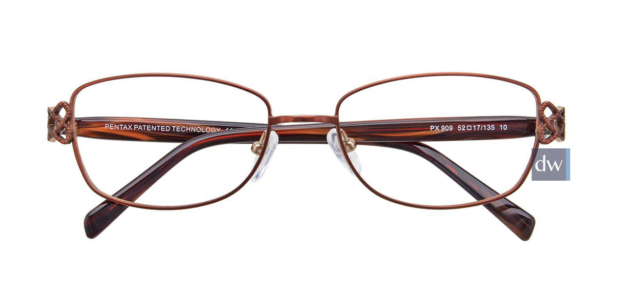 Satin Gold Pentax PX909 Eyeglasses