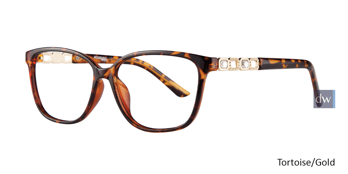 Tortoise Gold Affordable Designs Pam Eyeglasses.