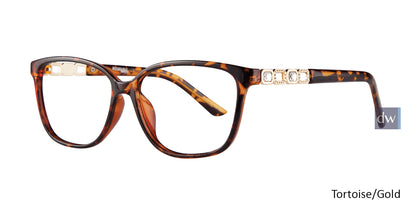 Tortoise Gold Affordable Designs Pam Eyeglasses.