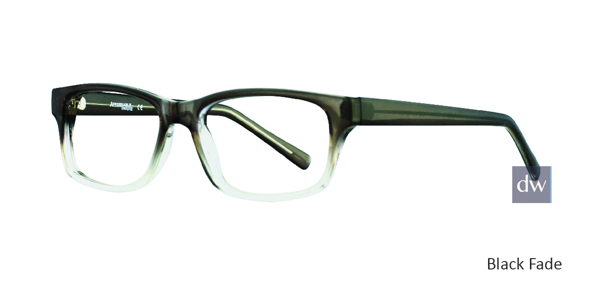 Black Fade Affordable Designs Paul Eyeglasses.