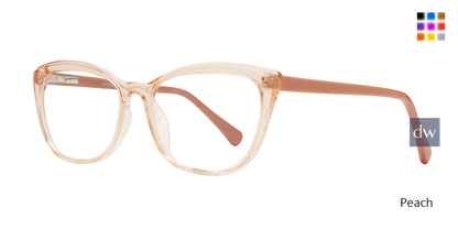 Peach Affordable Design Shelli Eyeglasses.