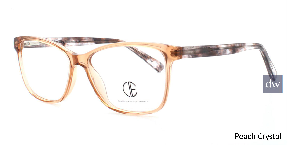 Peach Crystal Cie Sec157 Eyeglasses