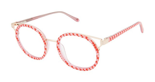 Lulu Guinness LK031 Round Eyeglasses