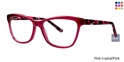 Pink Crystal/Pink Romeo Gigli RG77031 Eyeglasses