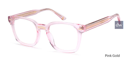 Pink Gold Capri Dicaprio DC352 Eyeglasses.
