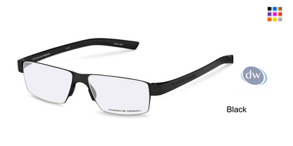 PORSCHE DESIGN P8813 Eyeglasses Black