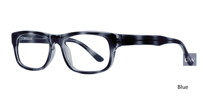 Blue Affordable Designs Professor Eyeglasses.
