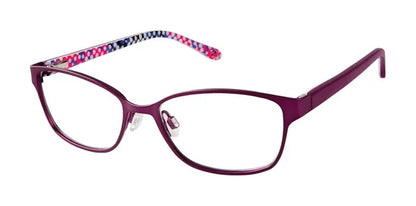Lulu Guinness LK014 Modified Rectangle Eyeglasses