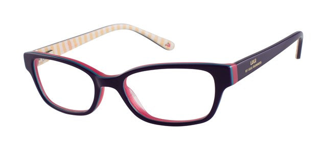 Lulu Guinness LK010 Rectangle Eyeglasses